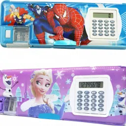 Calculator Compass For Kids calculator compass Art Plastic Pencil Boxes-18