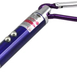 GLARIXA 3-In-1 Portable LED Torch Mini Laser Light UV Light with KeyRing-11