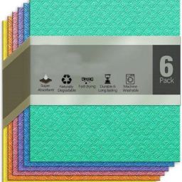 Cellulose Sponge for Kitchen, Pack of Eco-Friendly for Washing Dishes, Absorbent Dish Rag Cleaning Sponge Wipe Sponge Wipe-picture-17