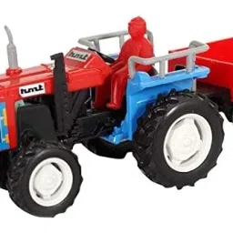 Cargo Pull Back Truck Plastic Public Truck -Red & Centy Toys Trolley Tractor-20