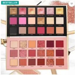 Nude Eye Shadow Palette and Rose Gold (18+18 colors) 36 g-image-13