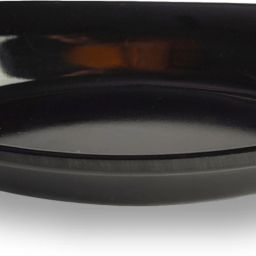 Melamine Serving Bowl Break Resistant Premium Melamine Serving Bowls, Oval Shape Chinese Bowls (Black)-8