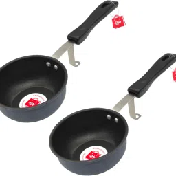 LAZYwindow Premium Quality Nonstick Tadka Pan 11 cm diameter 0.25 L capacity-picture-5