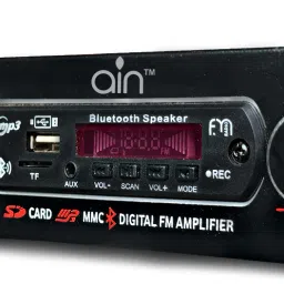 AC/DC FM Radio Bluetooth Speaker with USB, SD Card, Aux Power Amplifier 80 W AV Power Amplifier-image-82