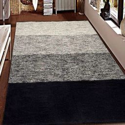 saral home Black Cotton Hand Woven 5 X 7 Feet Dhurrie-picture-40