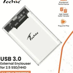 us info 3.0 External Hard Drive Enclosure, Transparent Portable Hard Disk 2.5 inch SATA Combo Set-12