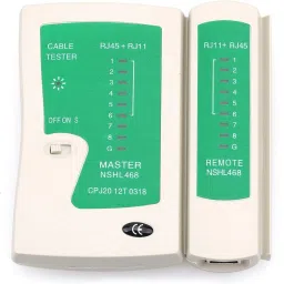 Mebako RJ45 RJ11 CAT5/CAT 6 UTP Network LAN Cable Tester with LED Indicators RJ11/RJ12 Network Interface Card-30