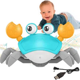 wembley Rechargeable Crawling Crab Baby Tummy TimeMusical Toy Educational & Learning Toy-picture-31