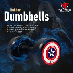vnh Pair of ( X 2) Rubber Fixed Weight Dumbbell image 2