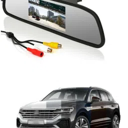 Rear View 4.3 Inch TFT LCD Monitor Mirror Screen Display For Reverse Parking and Rear View Black LCD (10.922 cm) a251 Black LCD-image-87
