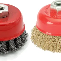 3 inch 75mm Brass Wire and Twisted M10 Thread Cup Brush for Wheel Brush-image-30