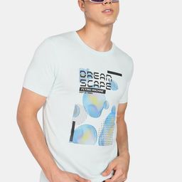 Flying Machine Slim Fit Graphic Print T-Shirt-picture-41