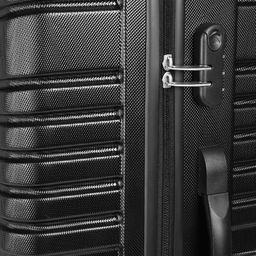 Metronaut Set of 3 Textured Hard-Sided 8 Wheels 360-Degree Rotation Trolley Bag image 4