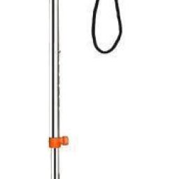SURGICAL Four Leg chrome Orange Height Adjustable Men/Women/Old Age People Walking Stick Walking Stick-image-2
