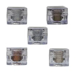 Veoni BELLE Set Of 5 Shimmer Waterproof Powder Glitter Eyeshadows - 5g Each-41