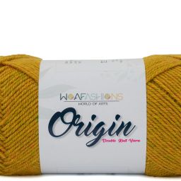 Origin Hand Knitting & Crochet Yarn (Mustard Yellow) (200gms)-image-80