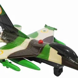 sabirat F-16 Air Force-2 Fire Blade Plane For Kids, Pull Back Action, No Sharp Edges-picture-2