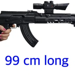 90 CM LONG TOY GUN WITH CAP LASER GOOGLE BB BULLET Darts & Plastic Bullets-12