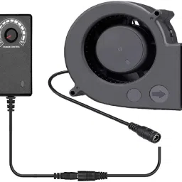 12V Blower Fan with High Airflow, Variable Speed Controller 110V/220V AC Plug Forward Curved Air Blower-image-52