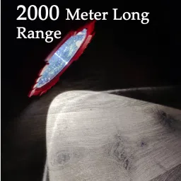 trx 2 km long range blinker LED 280w jumbo kisan bright light torch with dual mode 15 hrs Torch Emergency Light image 5