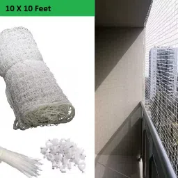 Anti Bird Net for Balcony | Kabutar Jali Pigeon Net for Balcony, 10X10 feet Camping Net-13