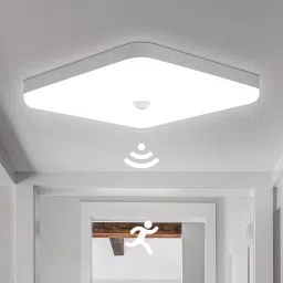 LED Ceiling Light with Motion Sensor 30W 2400LM Daylight White 6500K Square Ceiling Light Ceiling Lamp-picture-0