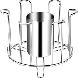 Spoon Organiser/Glass Stand/ for Dining Table Stainless Steel Glass Holder-image-97