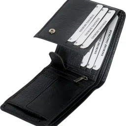 Men Formal, Casual Black Artificial Leather RFIDWallet-image-49