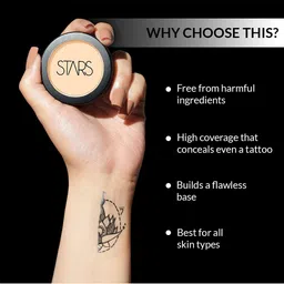 Stars Cosmetics Derma Series Set of 2 Foundation For Creamy Matte Finish-8gm Each- DJ4-DNG image 5