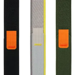 BLACK LOVIES Nylon Trail Loop Smart Watch Strap Belt for Ultra Watch 49 mm, Series 8 / 7 45 mm, Series 6 / 5 / 4 44 mm, Series 3 / 2 / 1 42 mm, T800 Ultra, Watch 8 Ultra, i8 Pro Max, W26, T800 Smart Watch Strap-image-30
