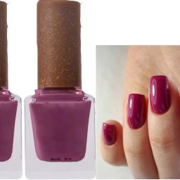 Combo High Shine Gloss Nail Polish Berry pink finish paint Berry pink-image-84