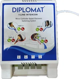 4-Line Intercom System-EPABX for Home & Office Communication For Use With Corded & Cordless Landline Phone-42
