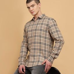 Wrangler Tartan Checked Pure Cotton Casual Shirt-image-58