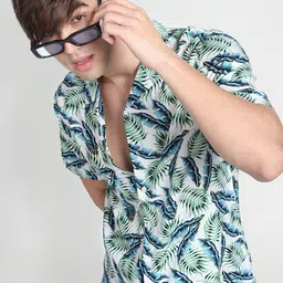 Flying Machine Tropical Printed Slim Fit Casual Shirt-picture-33