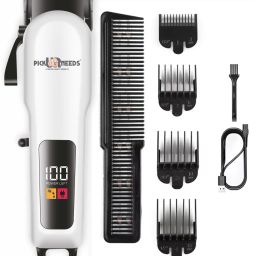 Pick Ur Needs Professional Rechargeable Hair Clipper / Trimmer For Men With LED Smart DisplayShaver For Men-picture-0