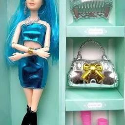 Doll with Movable Joints arms, legs, knee, elbow, hands, head with Fashion Accessories-image-47
