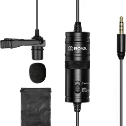 Lavalier Microphone by-M1 Omnidirectional Condenser Clip-on Lapel Microphone-picture-16