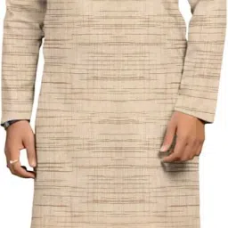 Men Solid Khadi Cotton A-line Kurta-picture-29