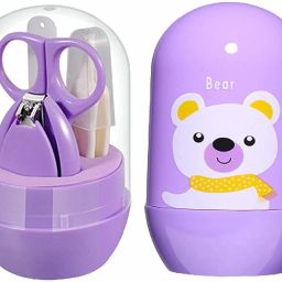 Baby Infant and Toddler Grooming Kit with Scissors 4 in 1 Set-18