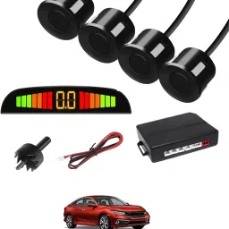 Black 4 Parking Reverse Safety Sensor For Vehicles-65 Universal Reverse Black Parking Sensor With Buzzer And LED Display-65 Parking Sensor-17