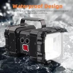 docoss 2 in 1 Torch High Power Long Distance(L2 led+45 SMD)Rechargeable Torch Light Led Torch image 2