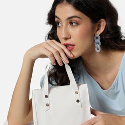 HAUTE SAUCE by Campus Sutra PU Structured Shoulder Bag-picture-41