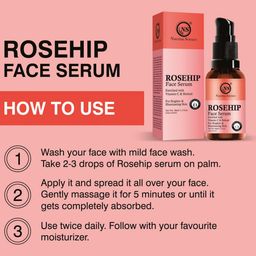 Nuerma Science Rosehip Face Serum with Vitamin C For Brighter & Illuminating Skin - 30ml image 5