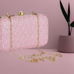 Casual, Formal, Party, Sports Pink Clutch-image-71