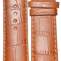 SuruRetail Croco Padded SC22T 22 mm Genuine Leather Watch Strap-image-98