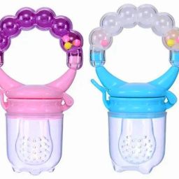 Baby Ring Style Food Feeder Nibbler Soother Pacifier Silicone Supplies Nipple Soother-17