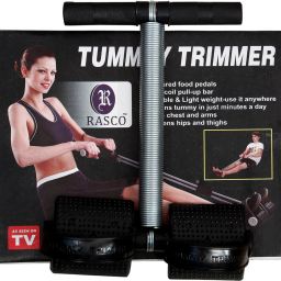 BLACK SINGLE SPRING TUMMY TRIMMER Ab Exerciser-image-35