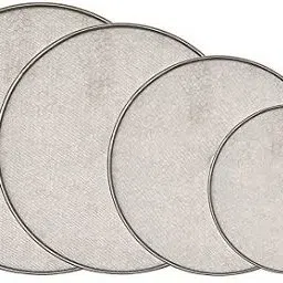 Stainless Steel Net Cover Food Cover/Milk cover/ Multipurpose Net Lid Set of 4 4 inch, 6 inch, 7 inch, 8 inch, 9 inch Lid Set, Pack of 4-12