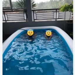Family Pool 2.62x1.75x0.56 m With Free Pump Inflatable Swimming Pool-picture-17