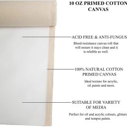 zen trek 12 x5 Cotton Grain Canvas Roll (Set of 1) image 4